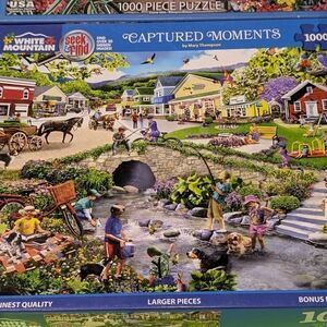 White Mountain Captured Moments Puzzle - Vibrant Scene